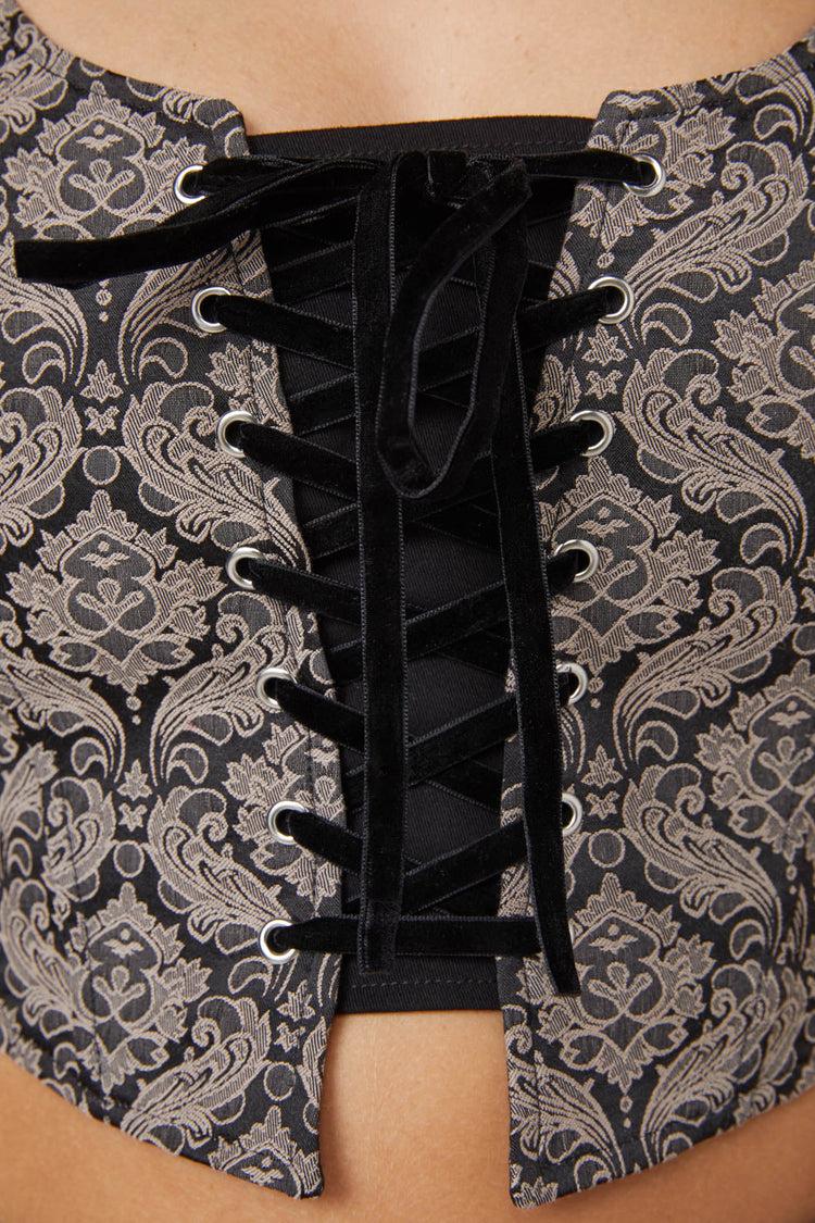 Ceremonial Lace Up Corset Product Image