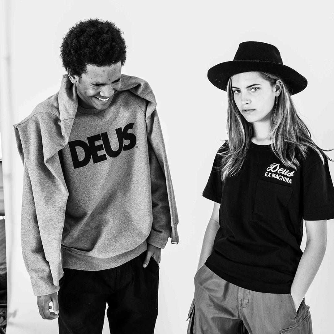 All Caps Crew Sweater - Grey Product Image