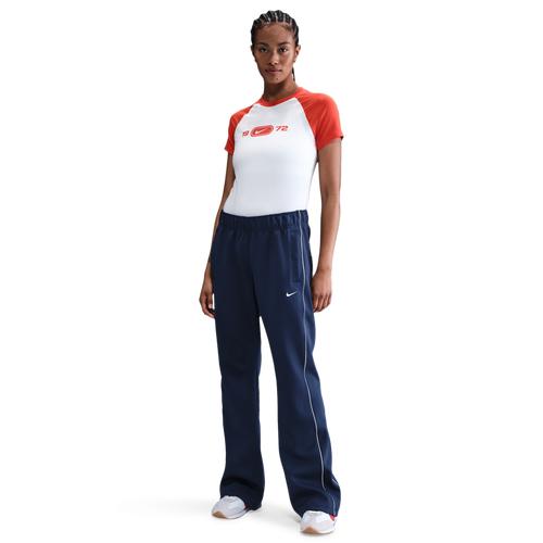 Womens Nike Sportswear Windrunner Mid-Rise Slim Knit Pants | HJ1016-410 Product Image