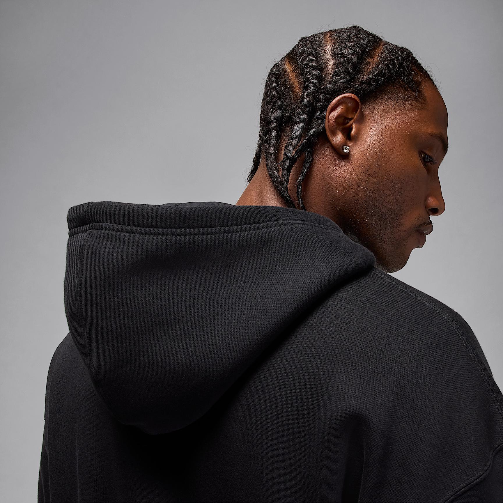 Jordan Brooklyn Fleece Men's Oversized Pullover Hoodie Product Image