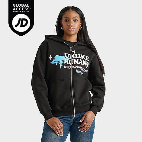Womens Unlike Humans Heartbreaker Full-Zip Hoodie Product Image