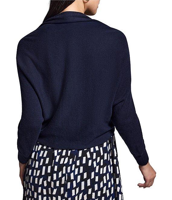 NIC + ZOE Cotton Cashmere Blend Open Front Long Sleeve Shrug Cardigan Product Image