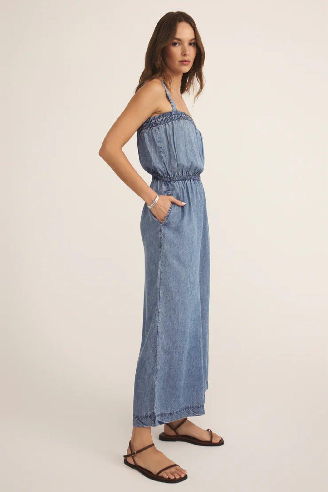 Solara Chambray Jumpsuit Product Image