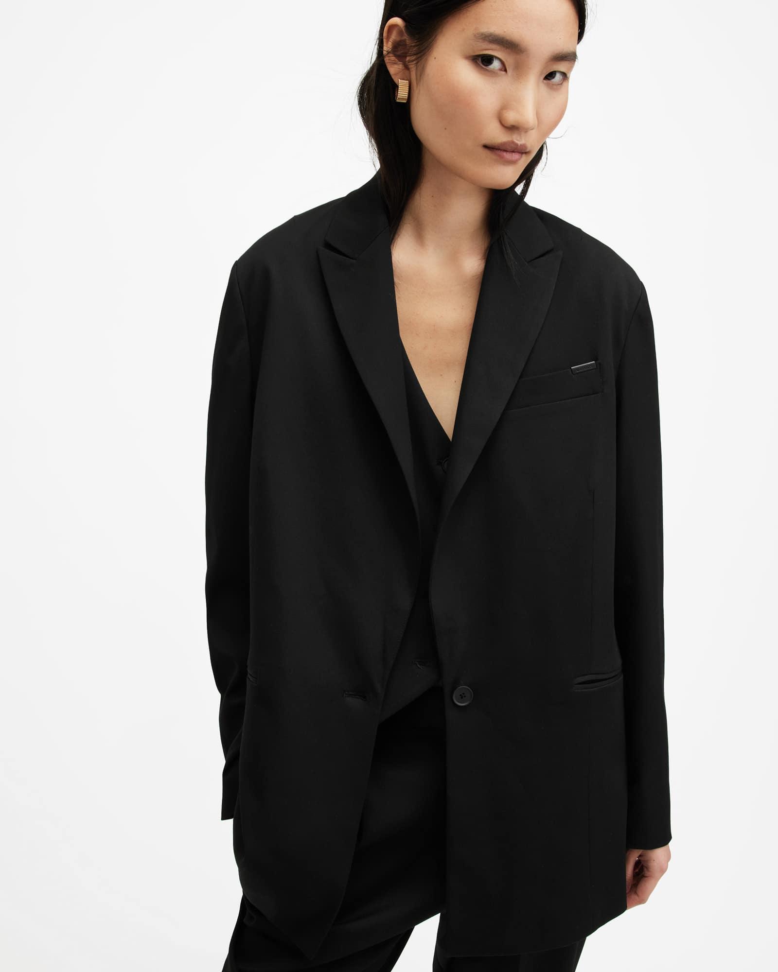 Nellie Single Breasted Relaxed Blazer Product Image