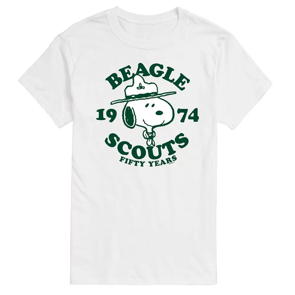 Big & Tall Peanuts Beagle Scouts 50 Years Graphic Tee, Men's,  Product Image