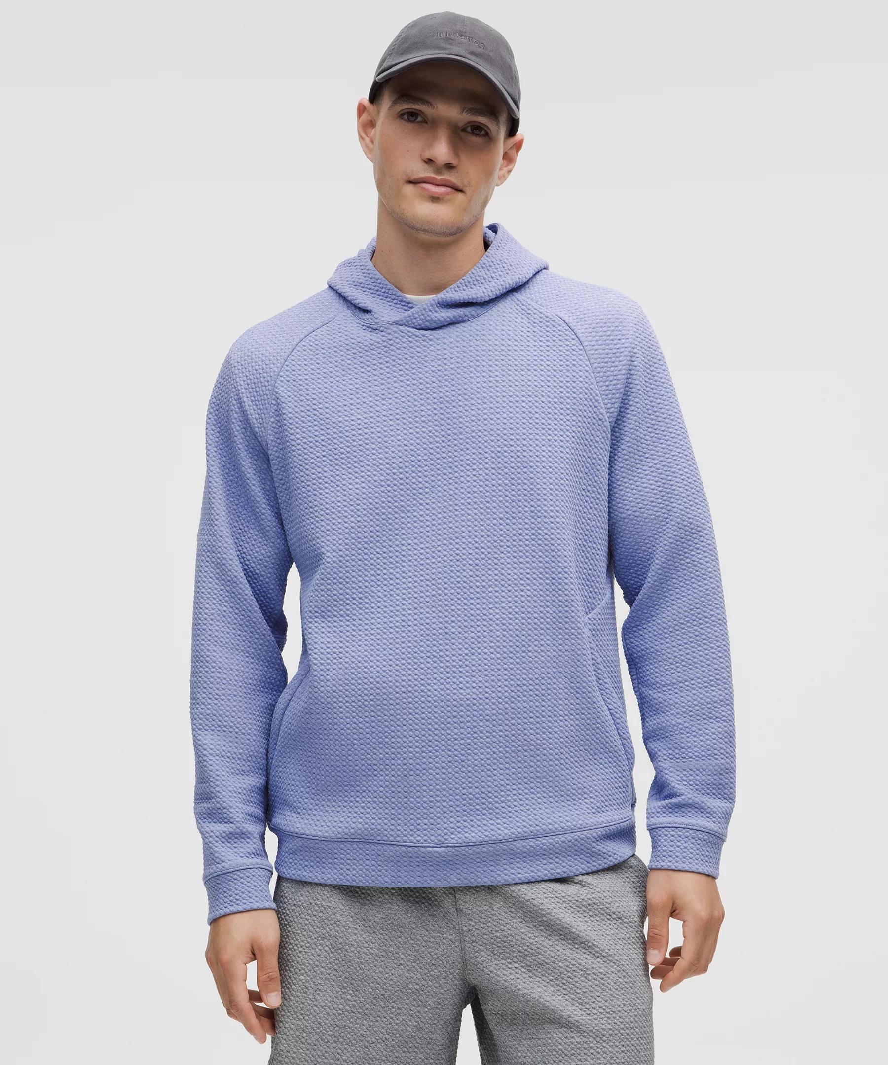 Textured Double-Knit Cotton Hoodie Product Image