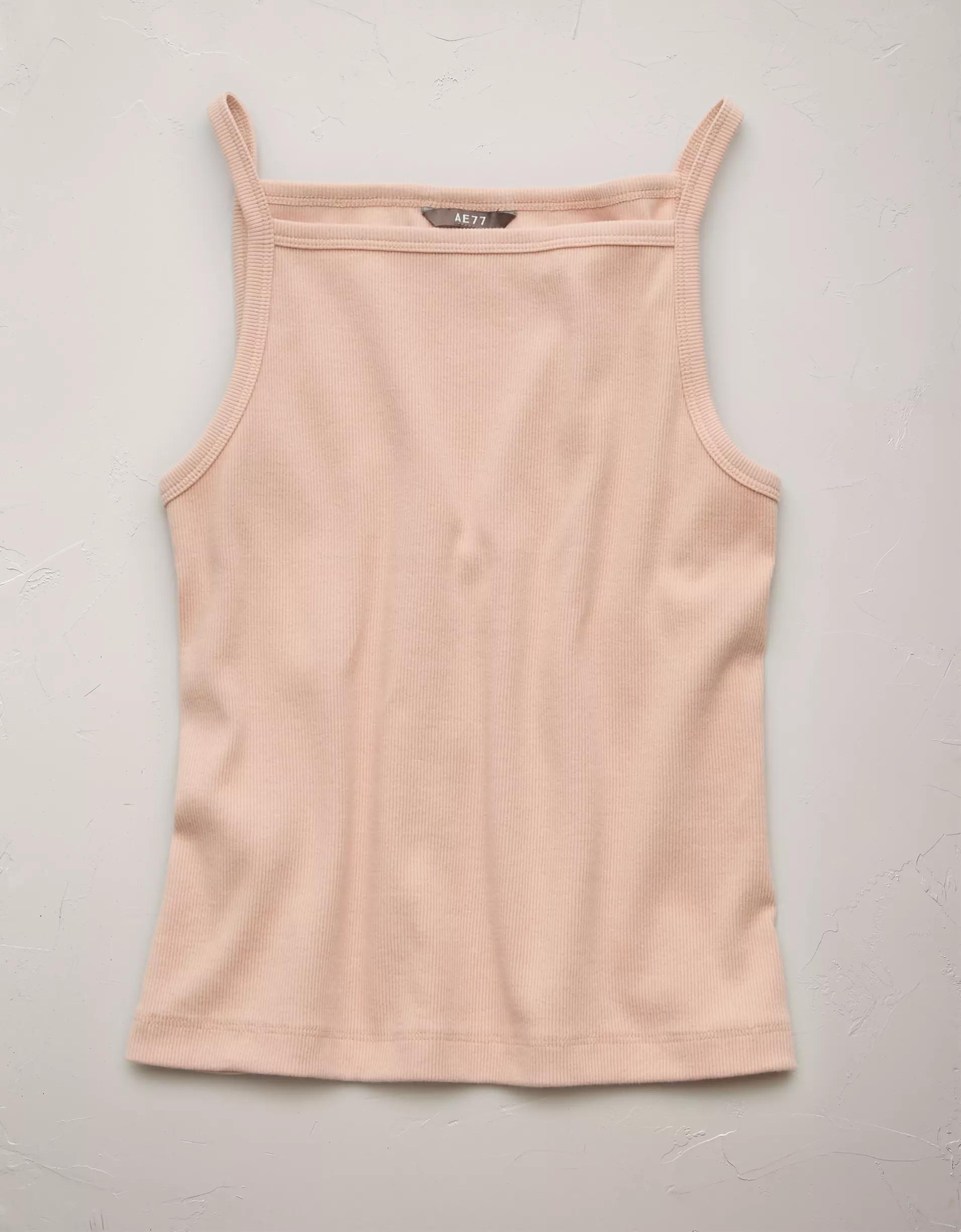 AE77 Premium Straight Neck Tank Top Product Image