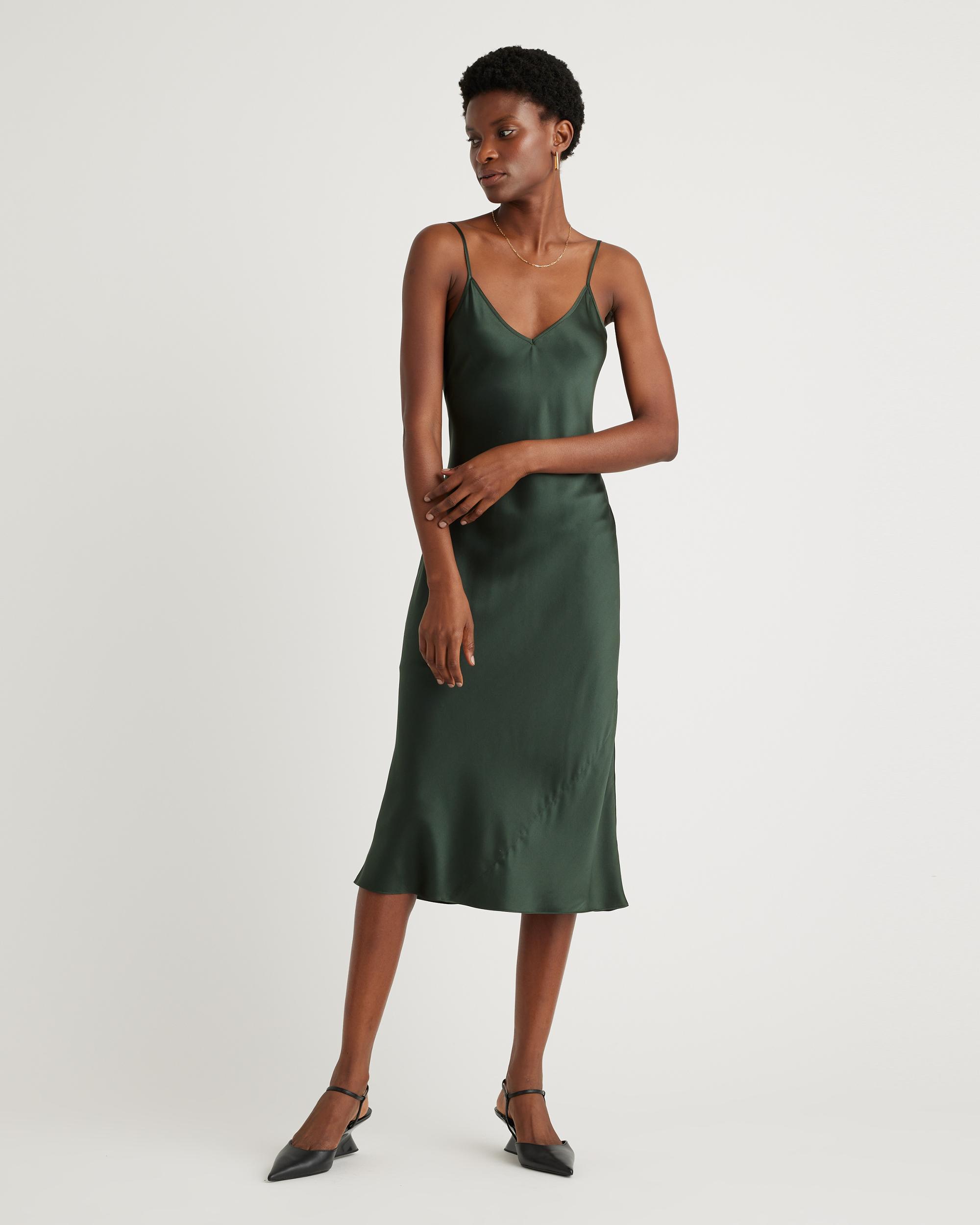 Quince | Women's 100% Washable Slip Dress Silk Product Image