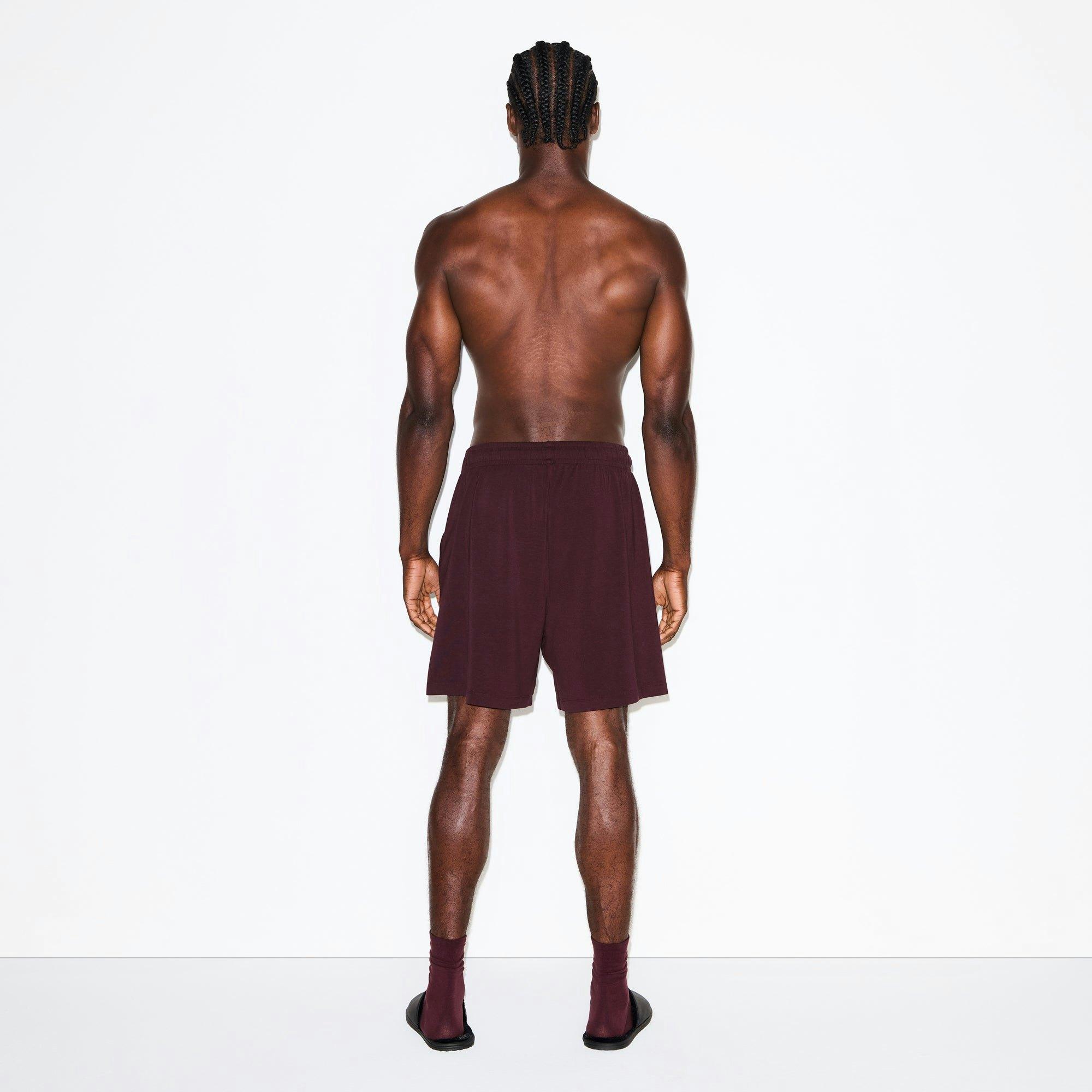 JERSEY LOUNGE MENS RELAXED SHORT | CURRANT Product Image