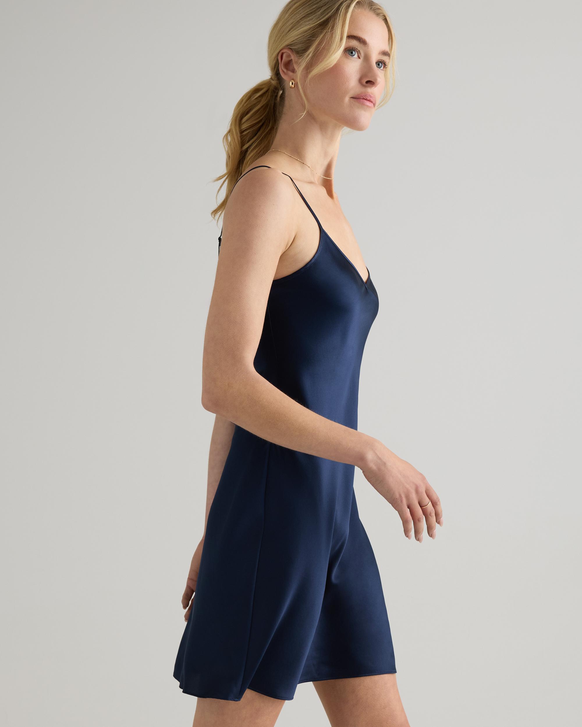 Quince | Women's Mini Slip Dress Size XL, Silk Product Image