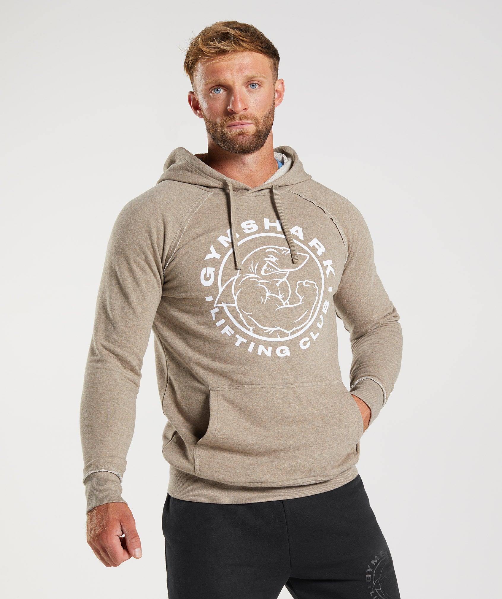 Gymshark Legacy Hoodie - Limestone Marl Male Product Image