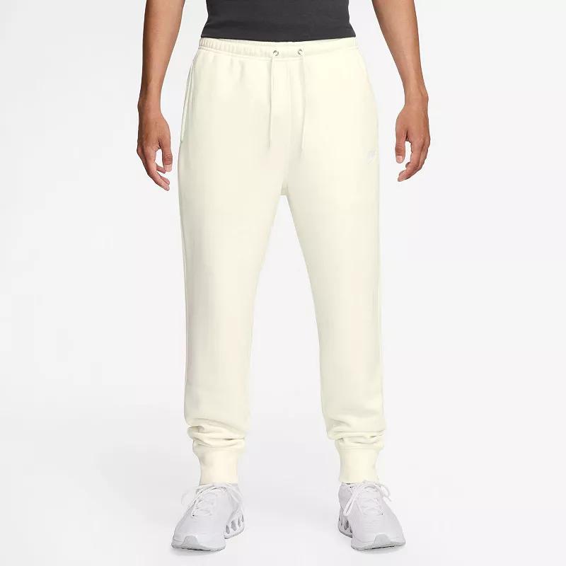 Nike Mens Nike Club Joggers - Mens White/White Product Image