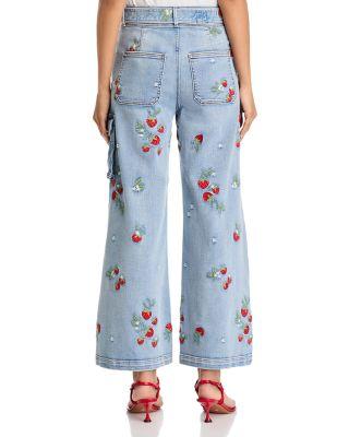 Olivia X Strawberry Fields Jeans in Light Wash Product Image