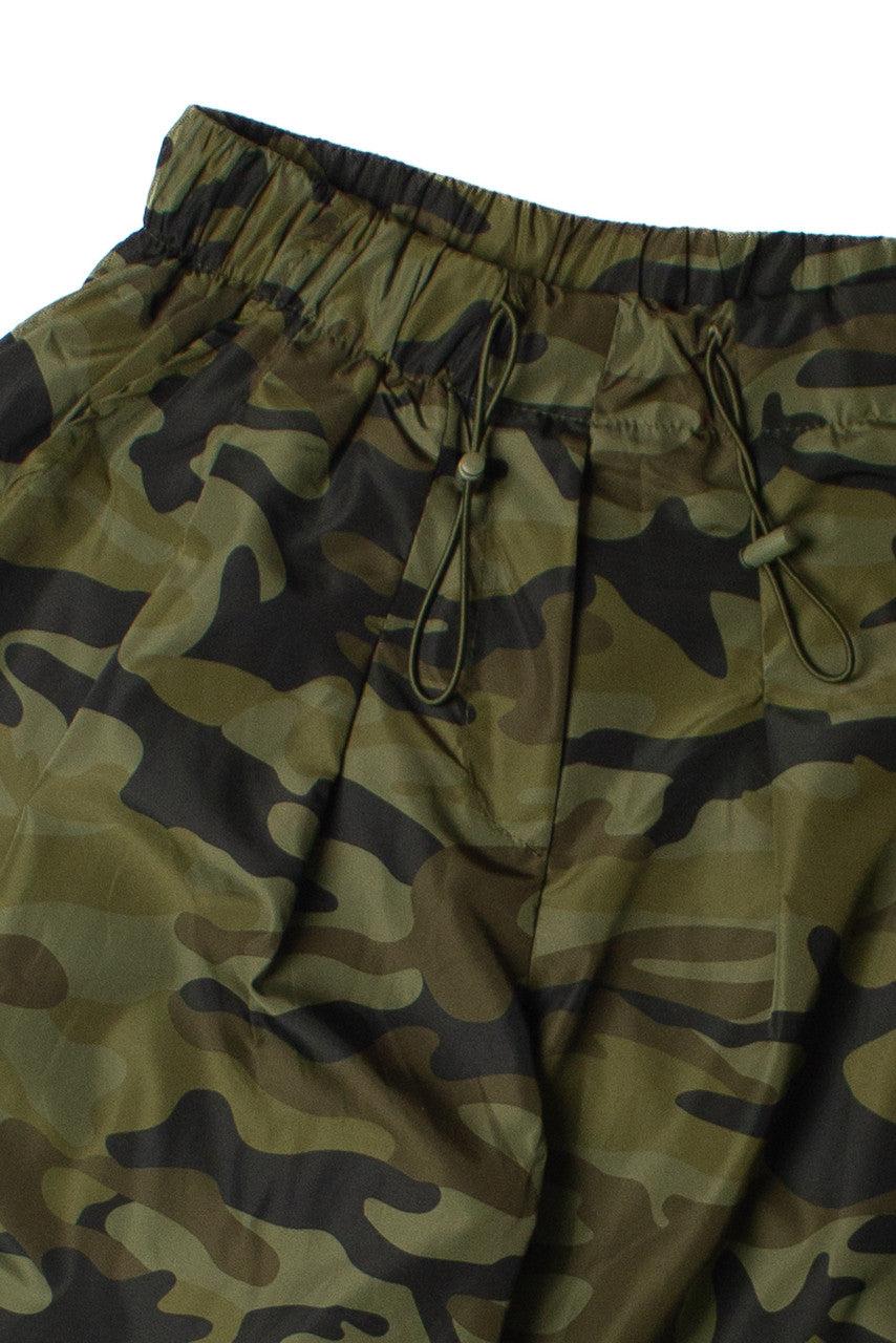 Wide Leg Camo Utility Pants Product Image
