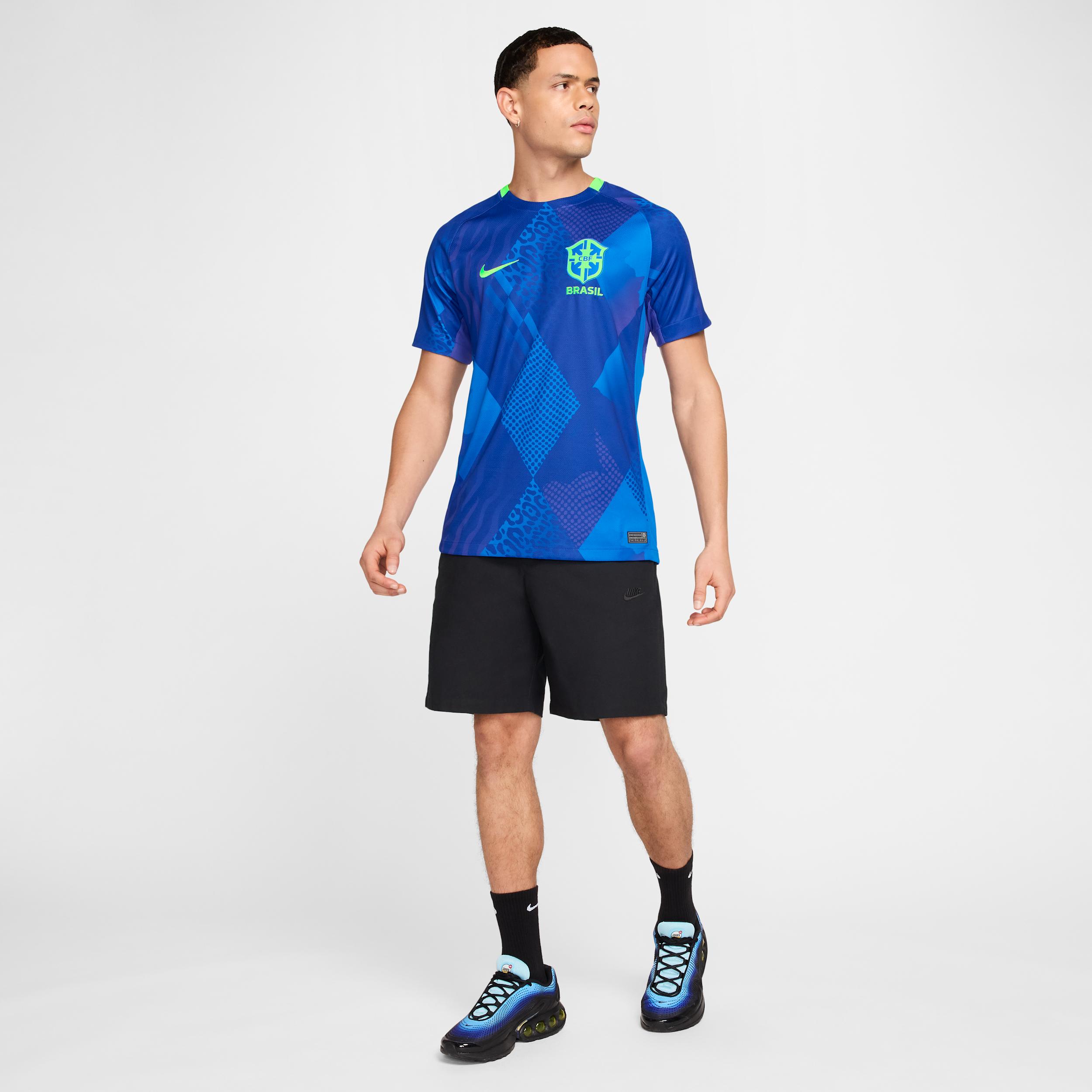 Brazil 2025 Stadium Away (Team) Nike Mens Dri-FIT Soccer Replica Jersey | FZ9021-458 Product Image