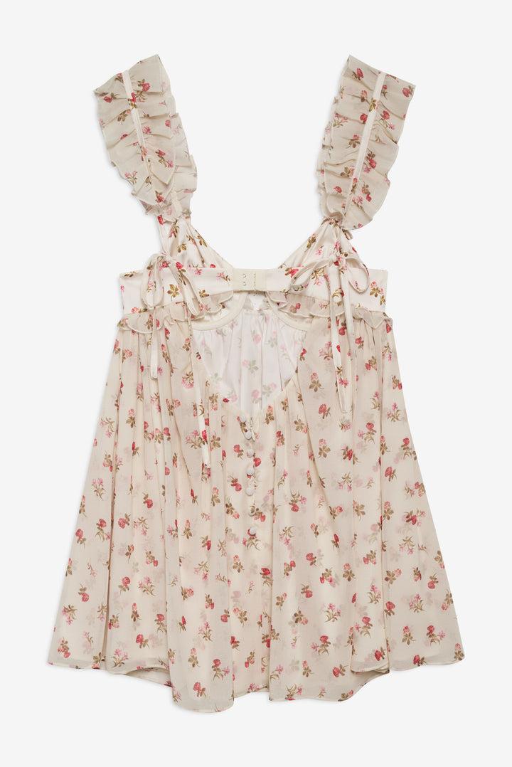 Poppy Mini Dress — White Product Image