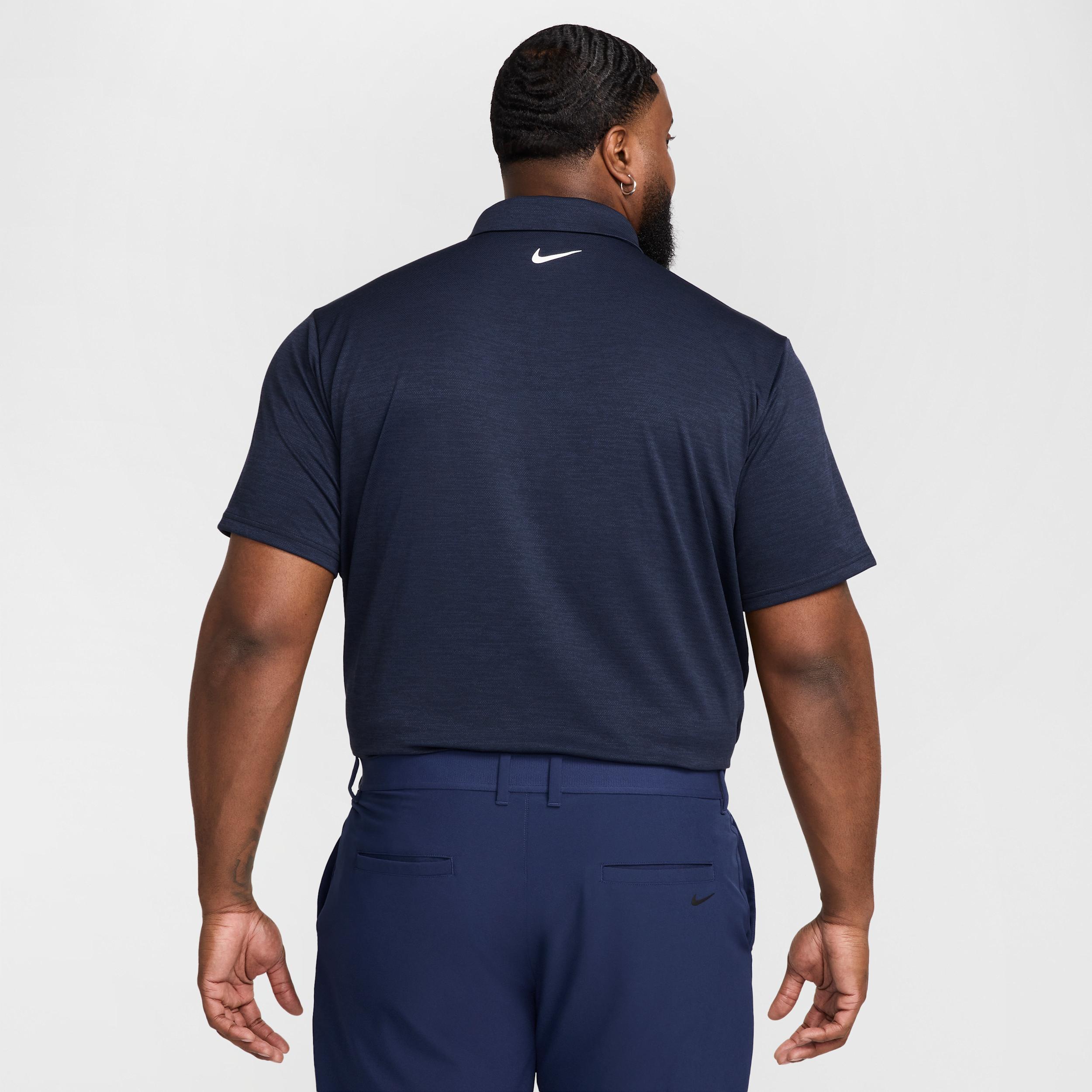 Nike Mens Tour Dri-FIT Jacquard Golf Polo | FZ7475-410 Product Image