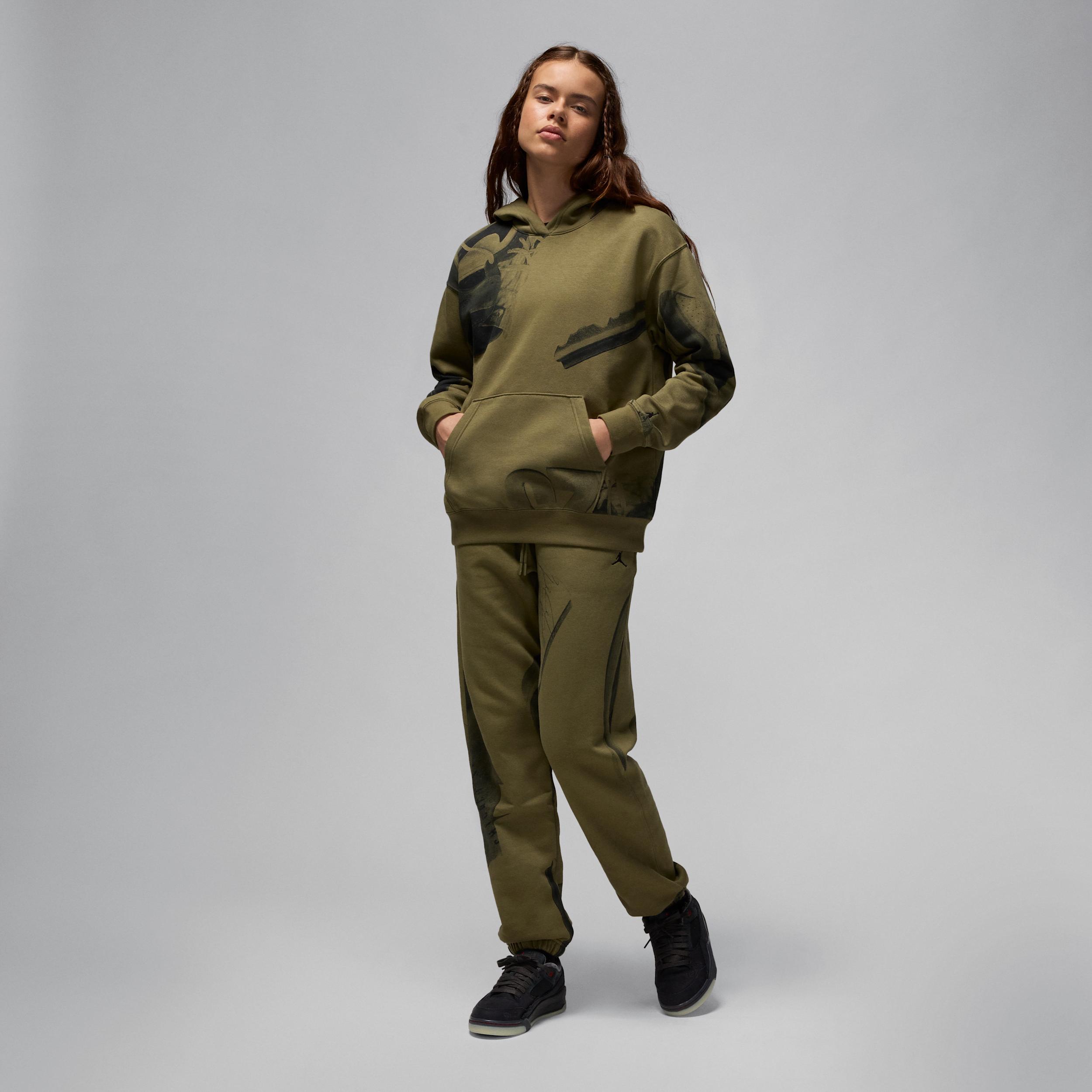 Women's Jordan Brooklyn Fleece Printed Pullover Hoodie Product Image