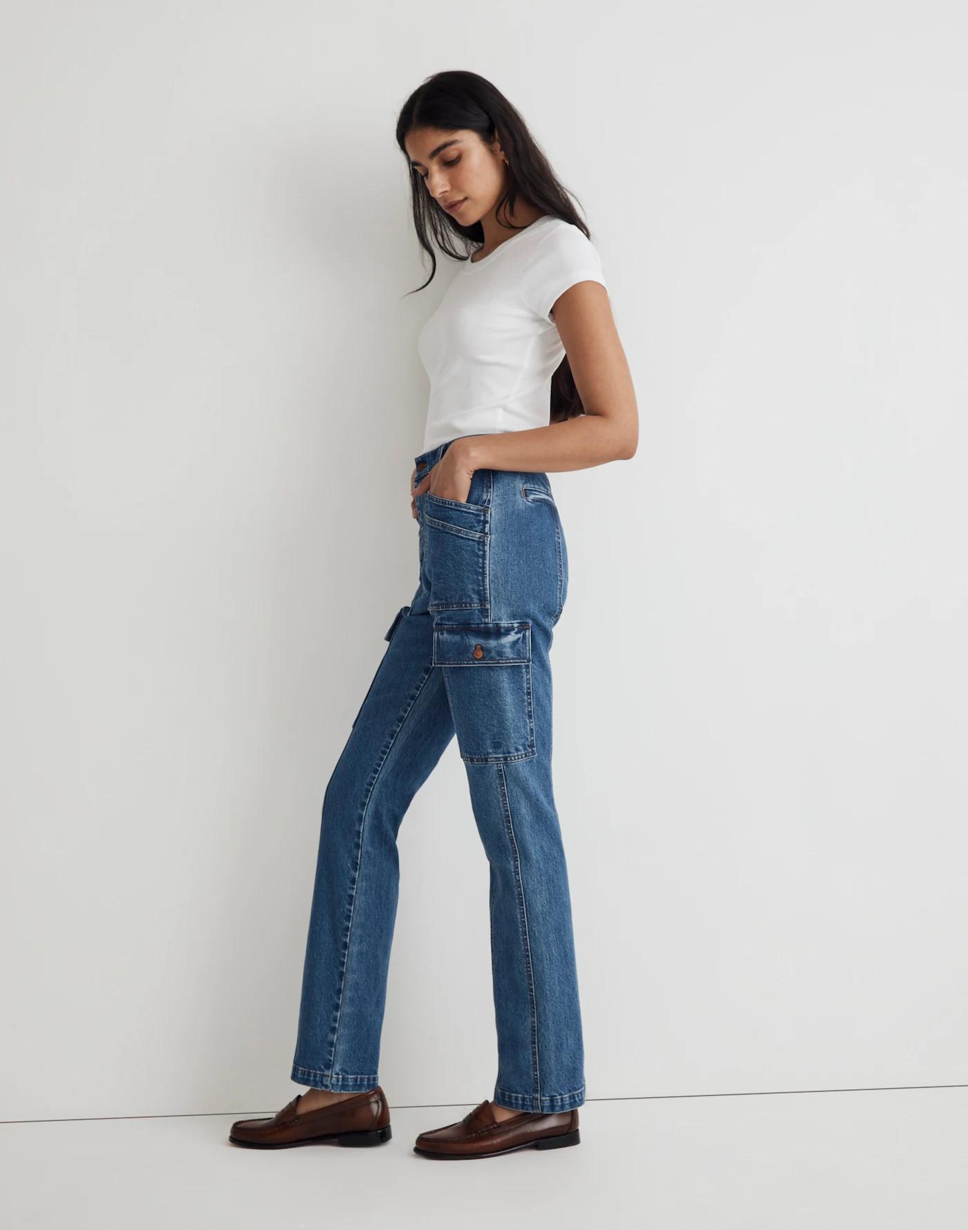 The '90s Straight Utility Jean in Densmore Wash Product Image