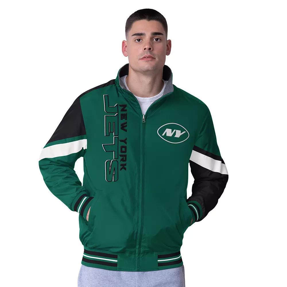 Men's G-III Extreme Green New York Jets Strong Arm Reversible Full-Zip Jacket,  Product Image