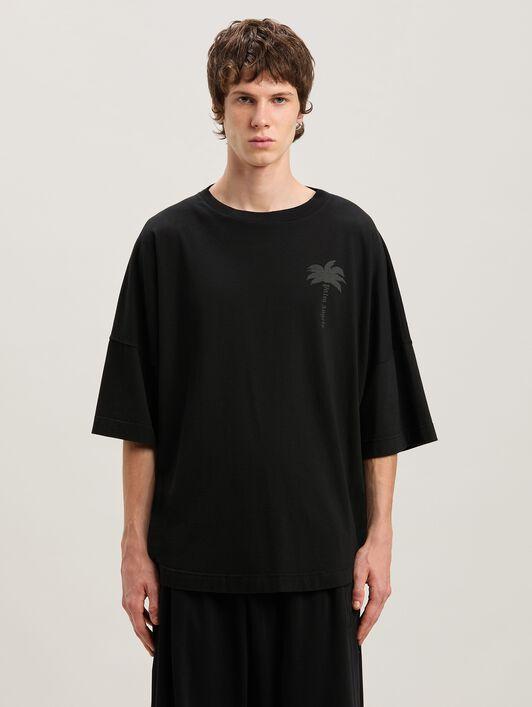 PALMS OVER TEE VINTAGE BLACK - VINTAGE B Product Image