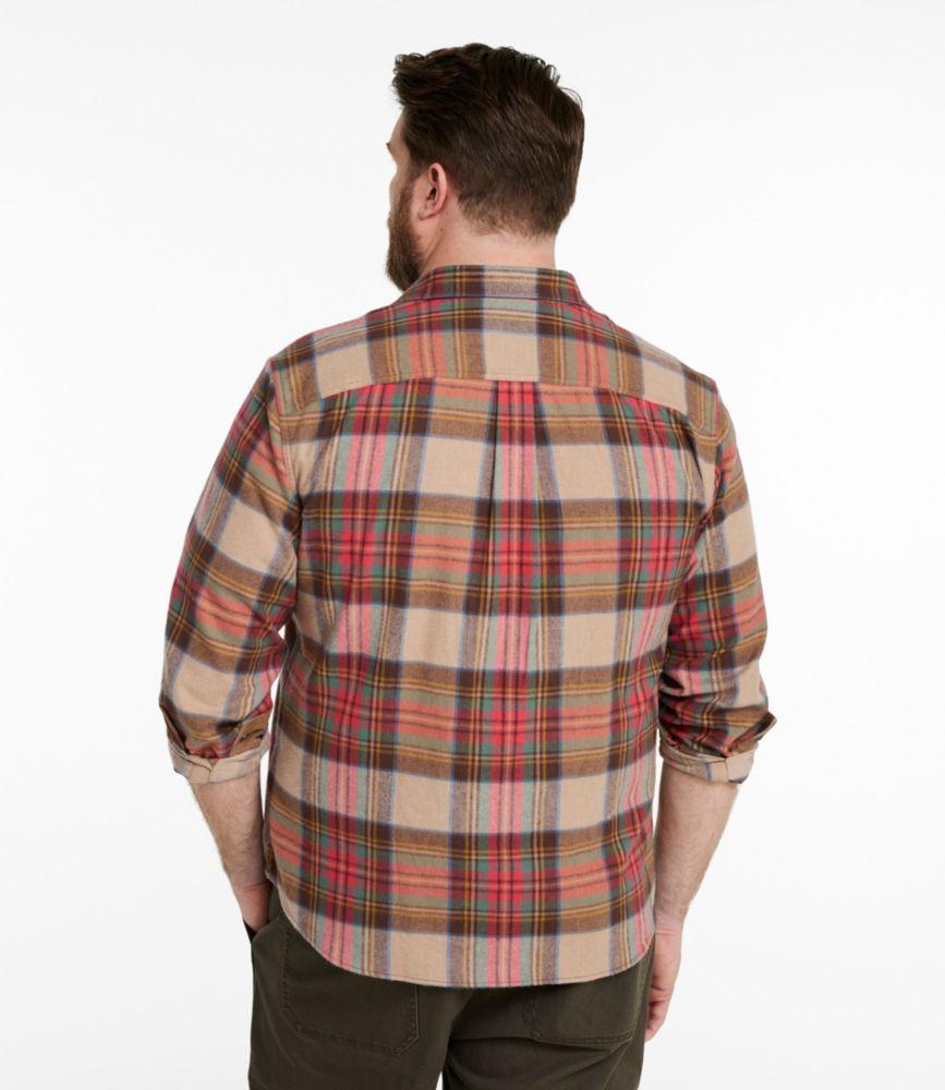 Men's Scotch Plaid Flannel Shirt, Snap-Front, Slightly Fitted Untucked Fit Product Image