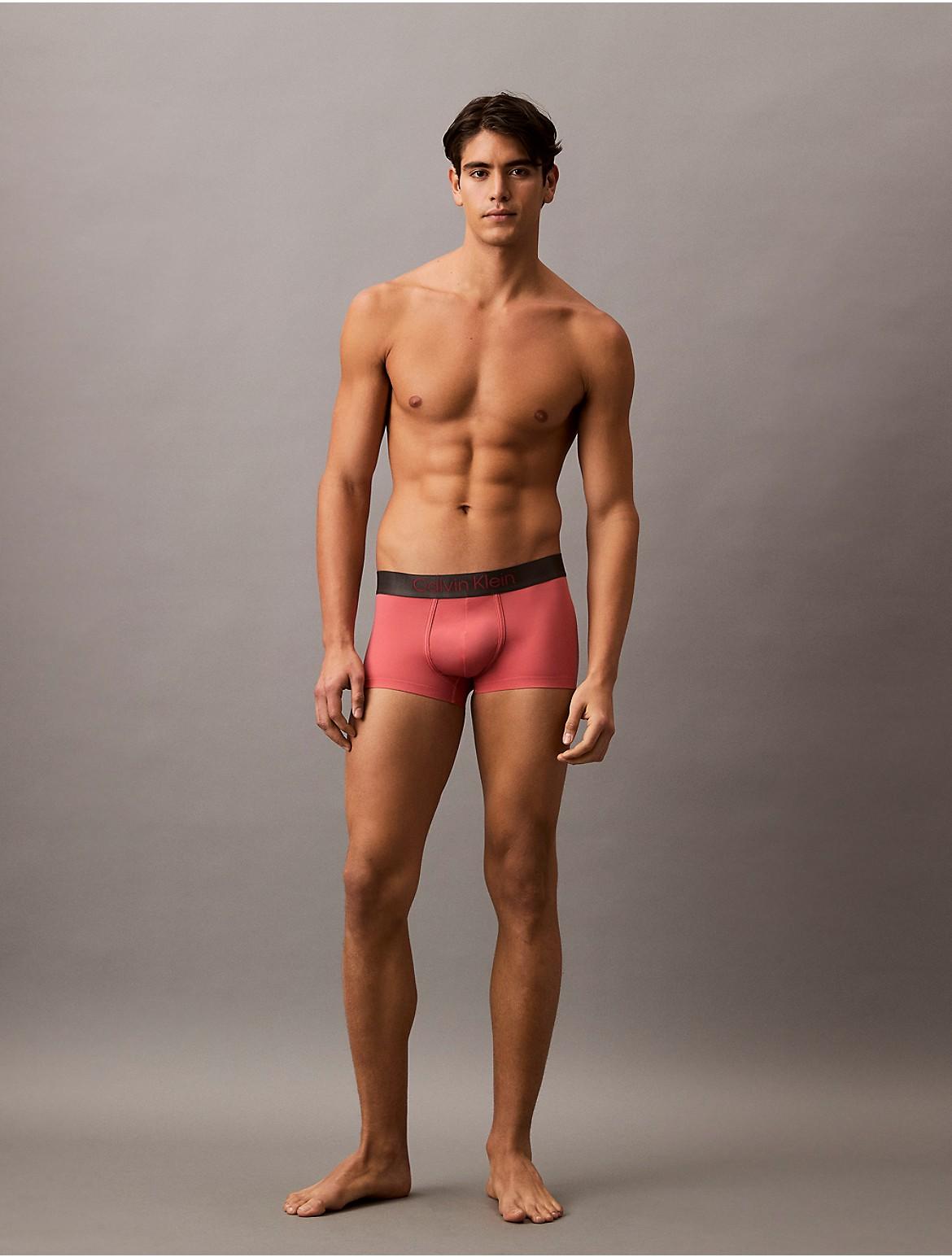 Calvin Klein Mens Brushed Microfiber Stretch Low Rise Trunk - Black Product Image