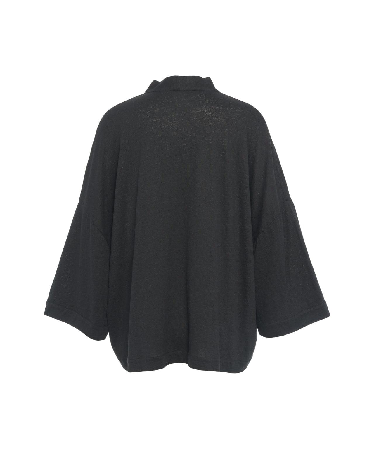 Short linen kimono Product Image