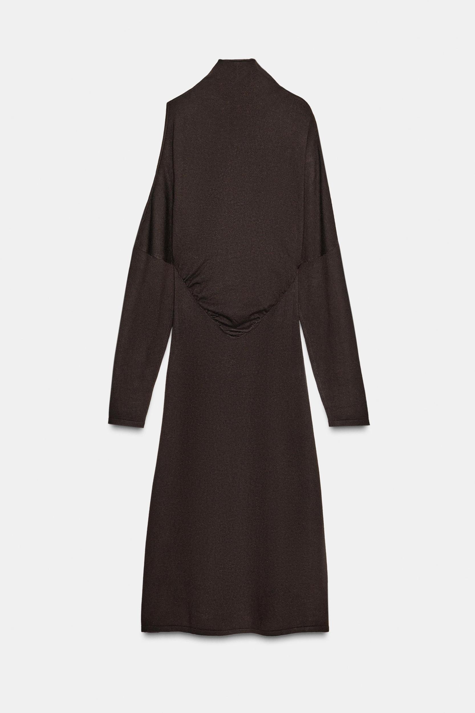 KNIT CUT OUT MIDI DRESS Product Image