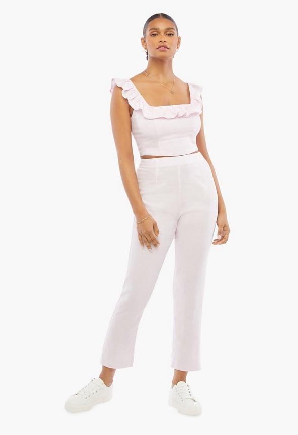 JustFab Margaux Platform Loafer Pump Womens Black/ White Size 8.5 Product Image