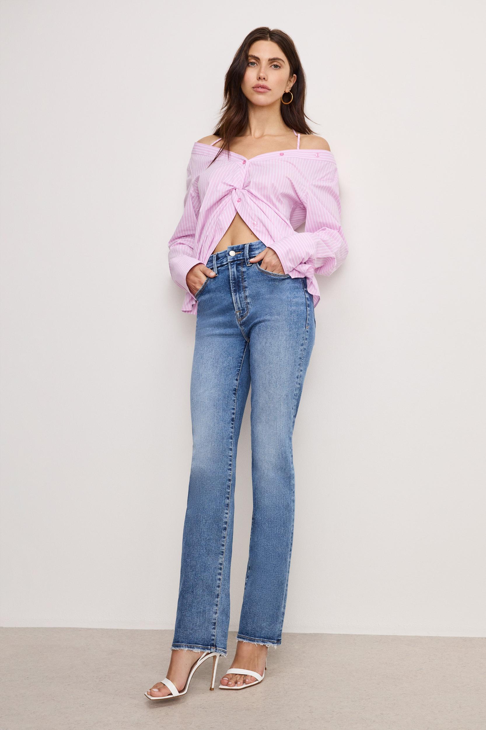 ALWAYS FITS GOOD LEGS STRAIGHT JEANS LONG | INDIGO316 Product Image