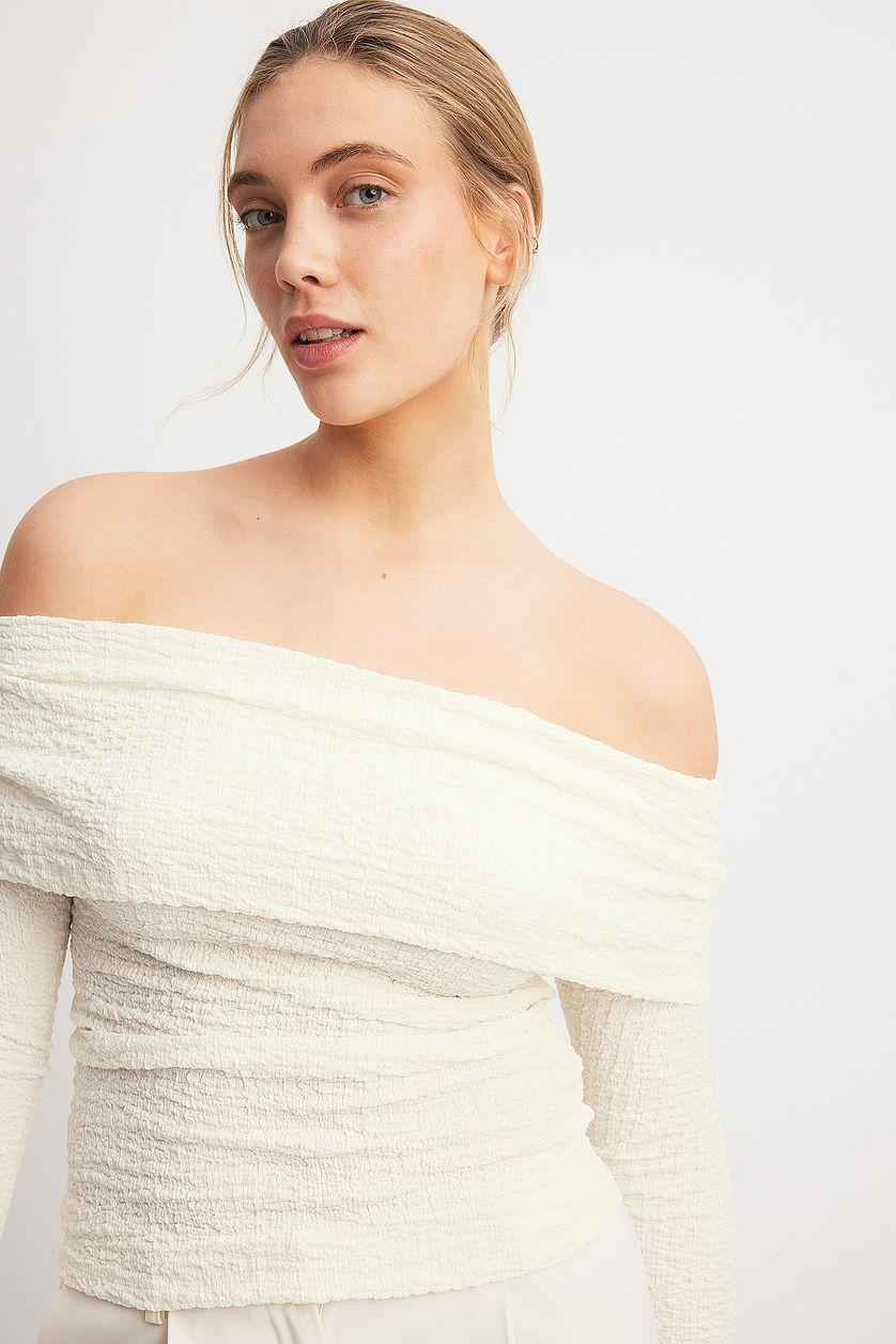 Off Shoulder Structured Top Product Image