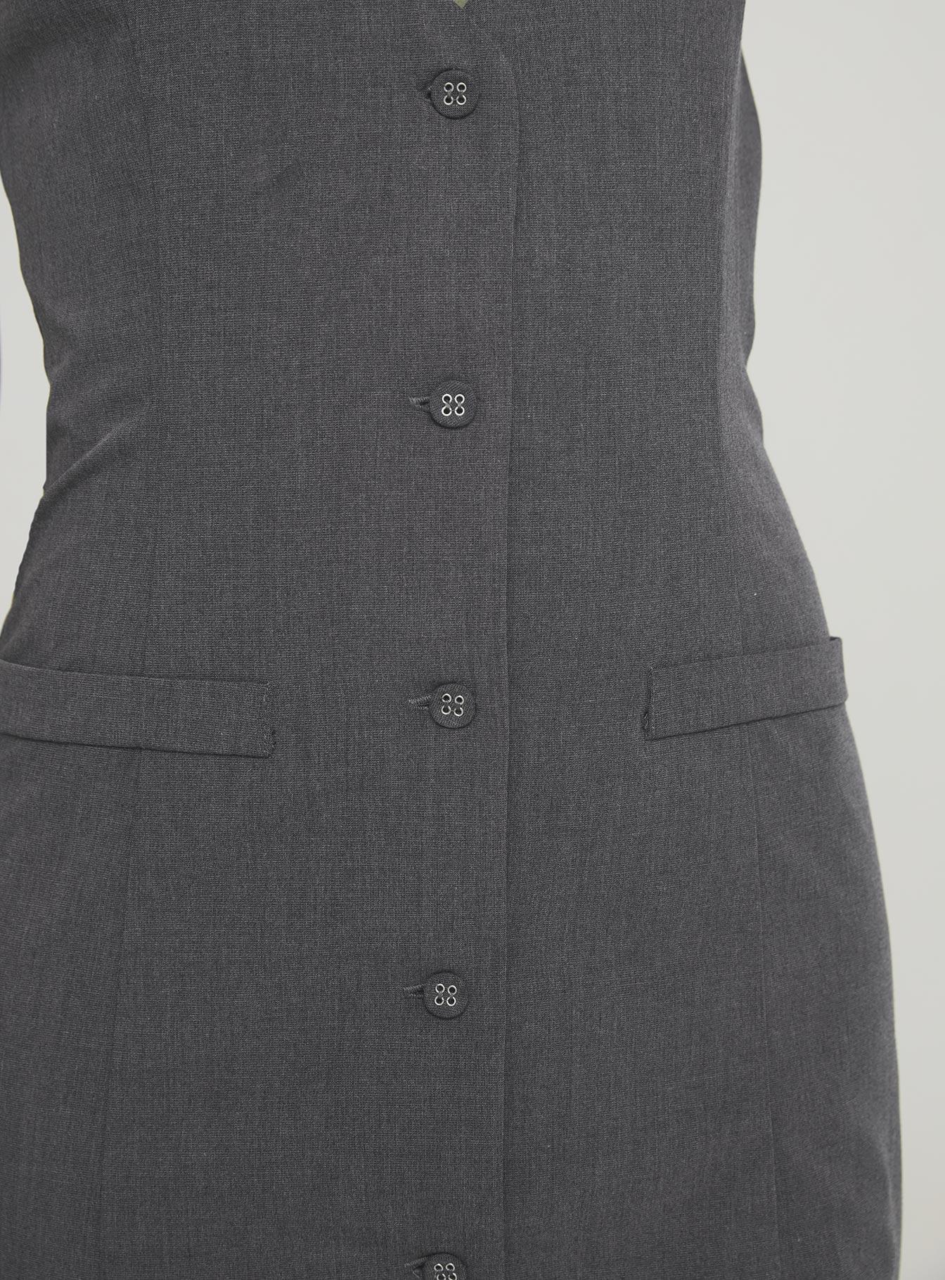 Fenny Mini Dress Grey Product Image