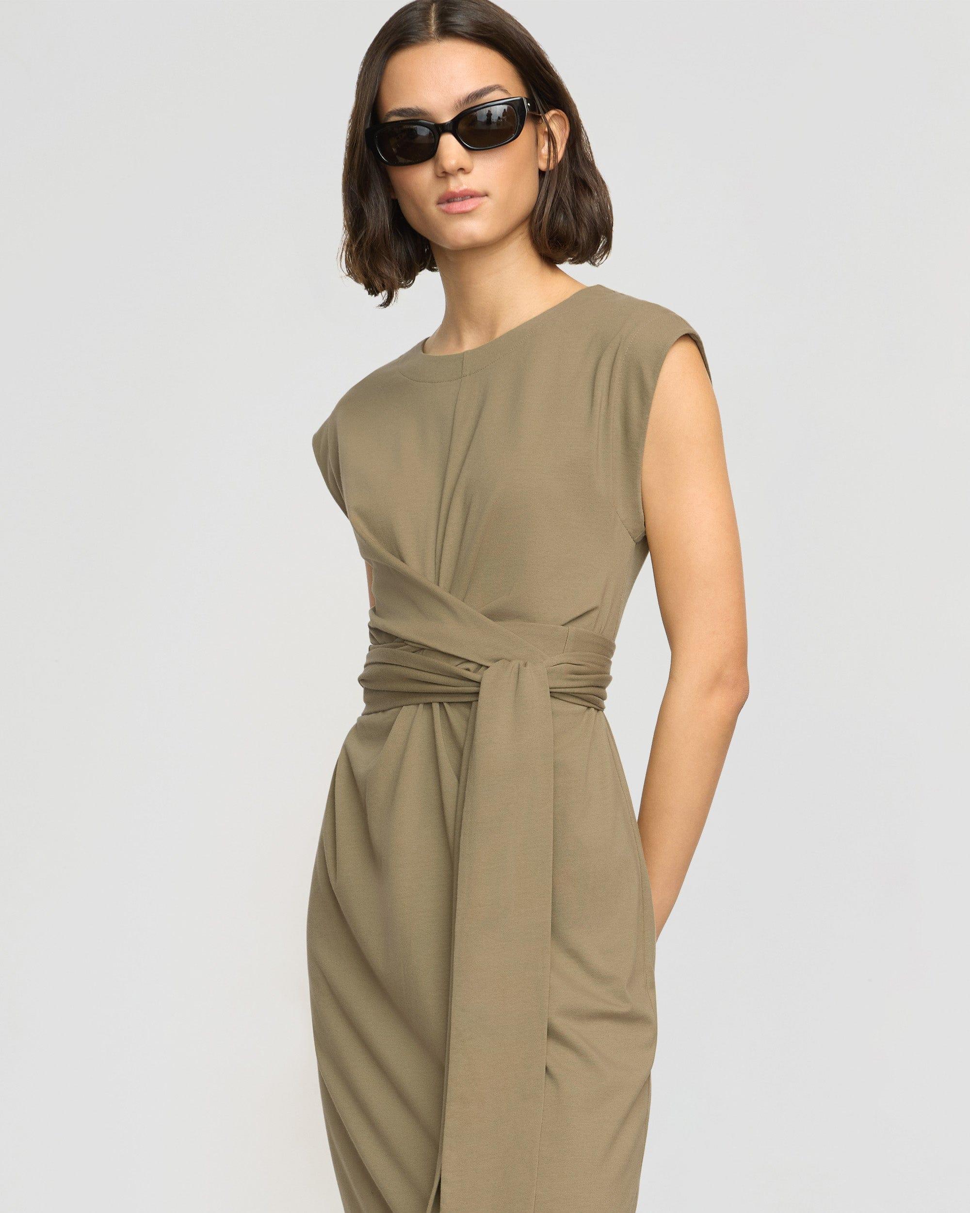 Fei Tie-Front Organic Cotton Dress Product Image
