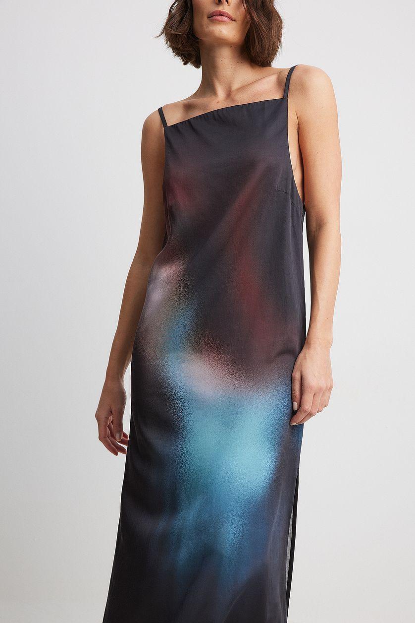 Tie Shoulders Midi Dress Product Image