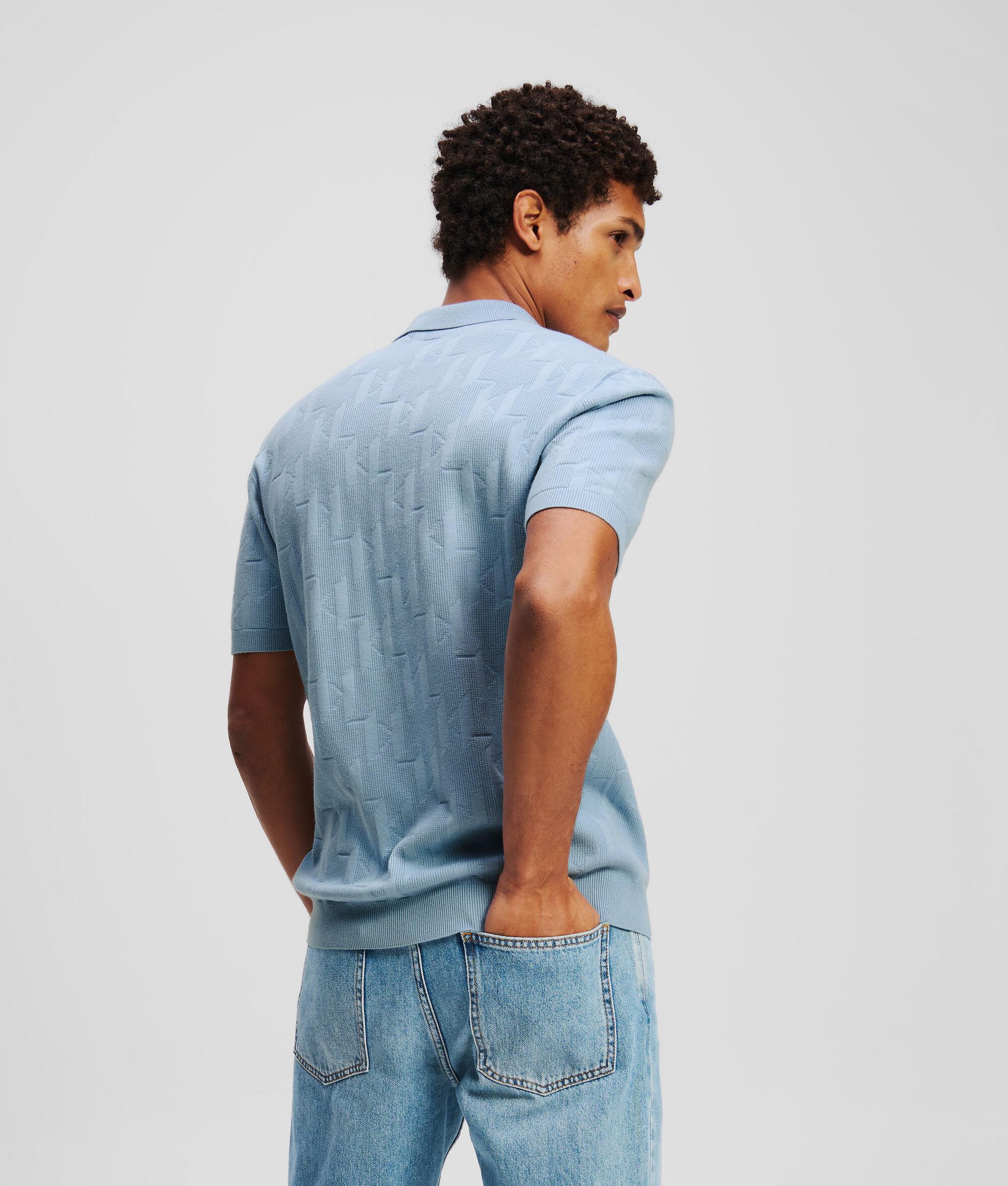 MONOGRAM ZIP-UP POLO SHIRT Product Image