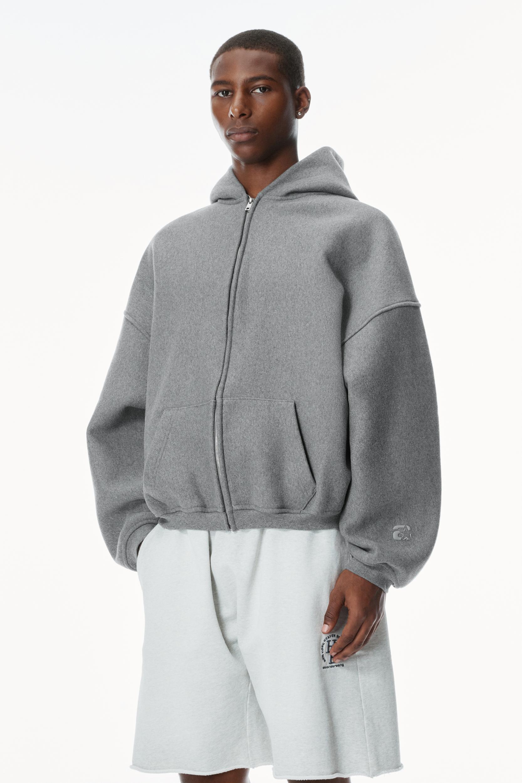 Star Zip Up Hoodie In Dense Fleece Product Image