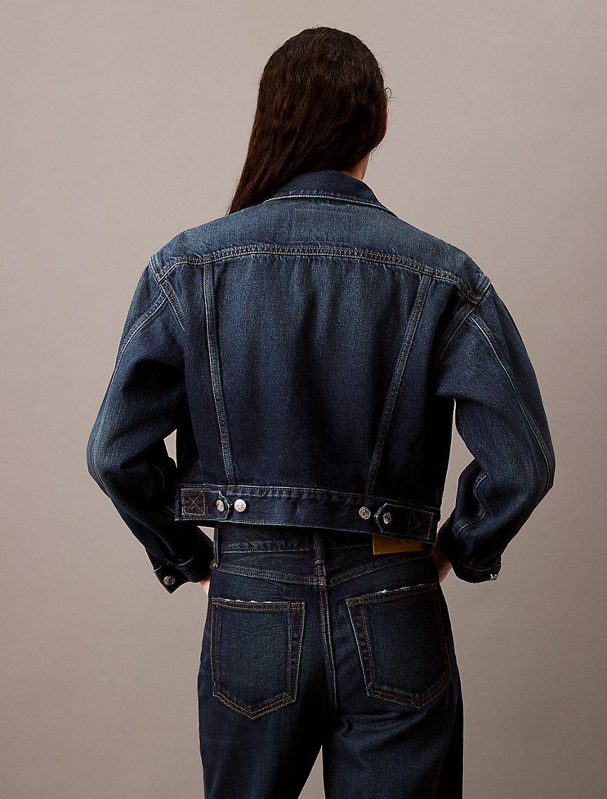90s Denim Trucker Jacket Product Image