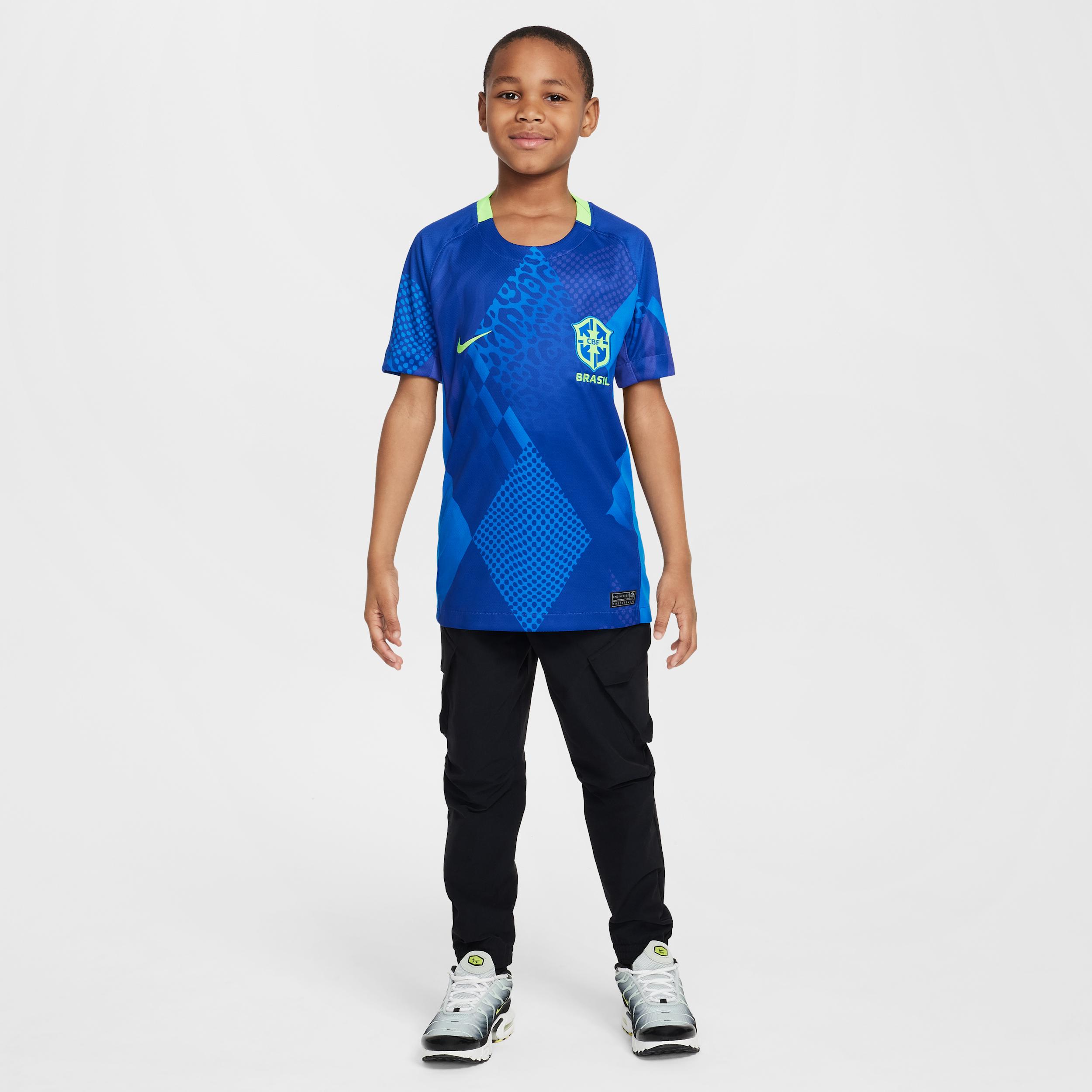 Brazil 2025 Stadium Away (Women's Team) Big Kids' Nike Dri-FIT Soccer Replica Jersey Product Image