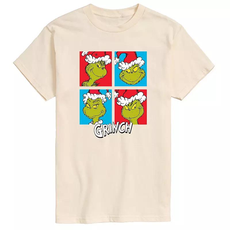 Men's Dr. Seuss Grinch Grid Tee,  Product Image