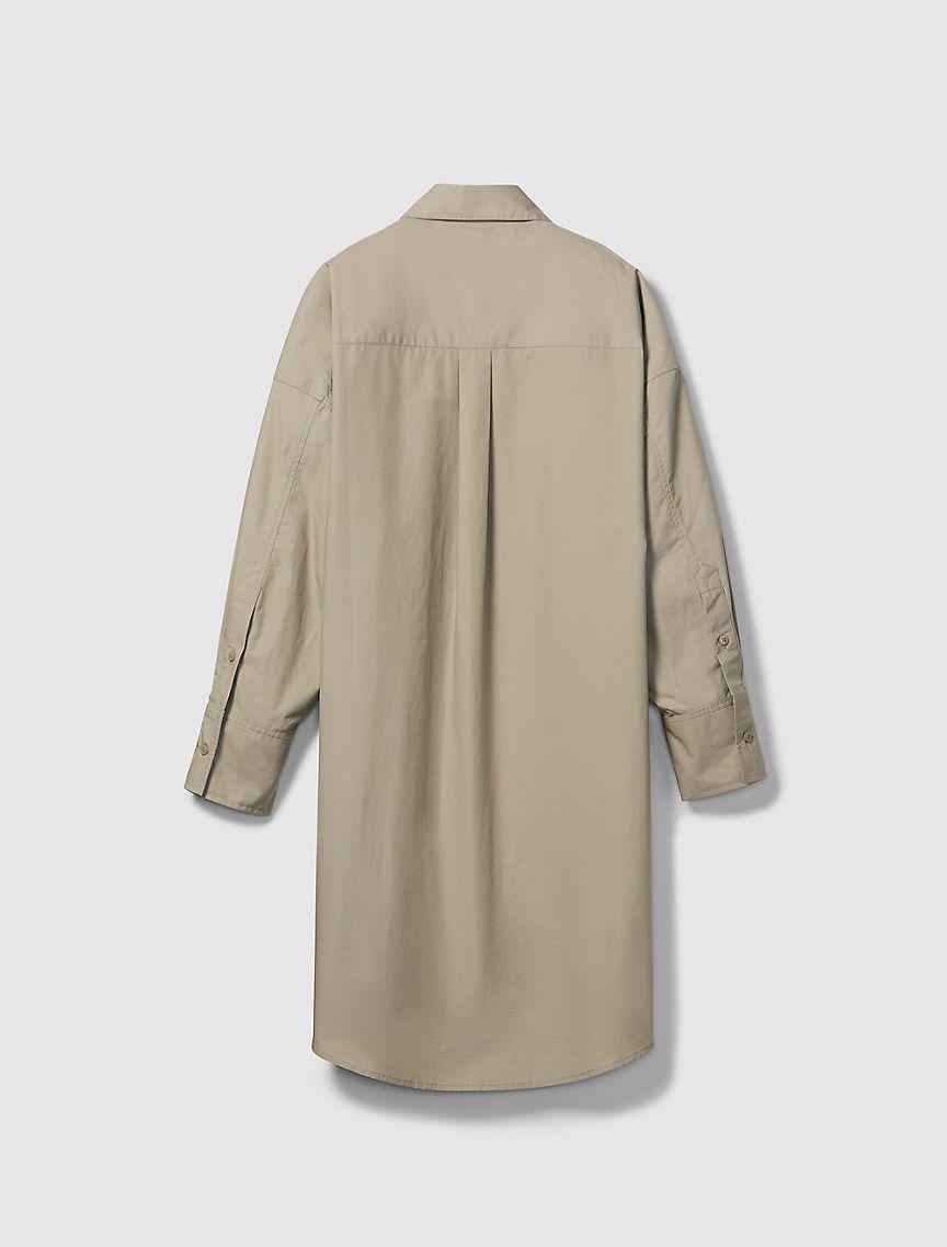 Poplin Woven Mini Shirt Dress Product Image