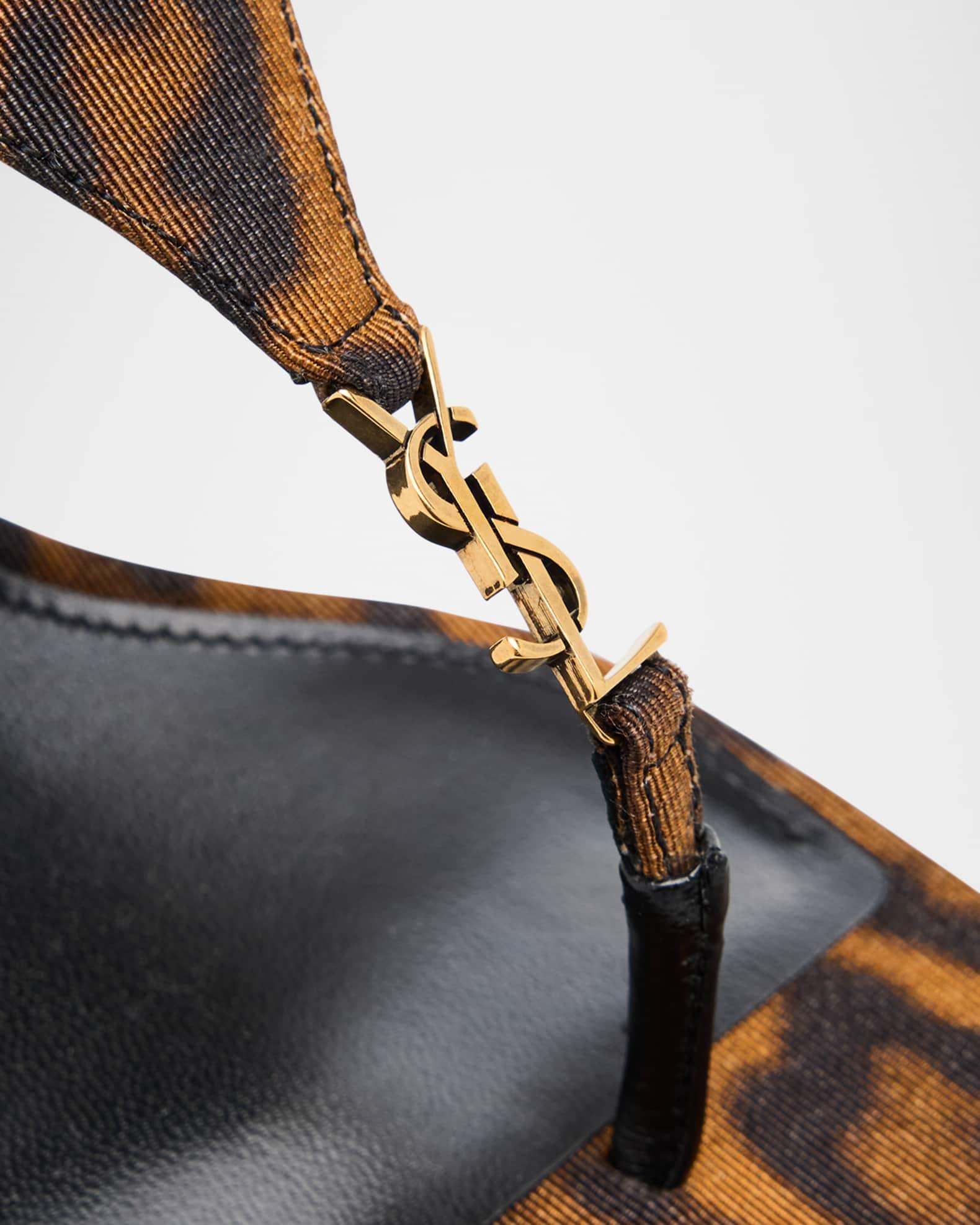 Cassandra Leopard YSL Wedge Sandals Product Image