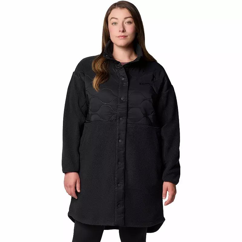 Columbia Womens Cloud Point Long Fleece Jacket - Plus Size- Product Image