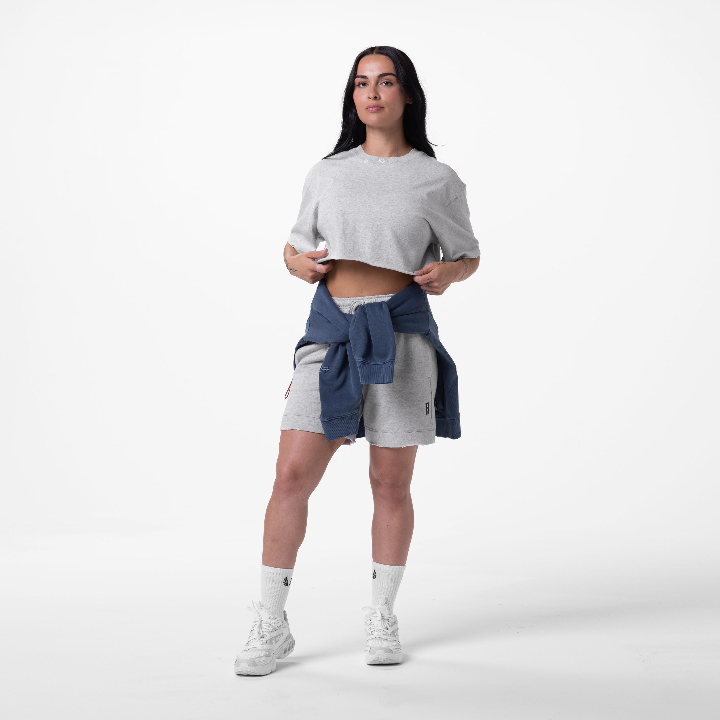 0797. Tech Essential™ Relaxed Tee - Heather Grey Product Image