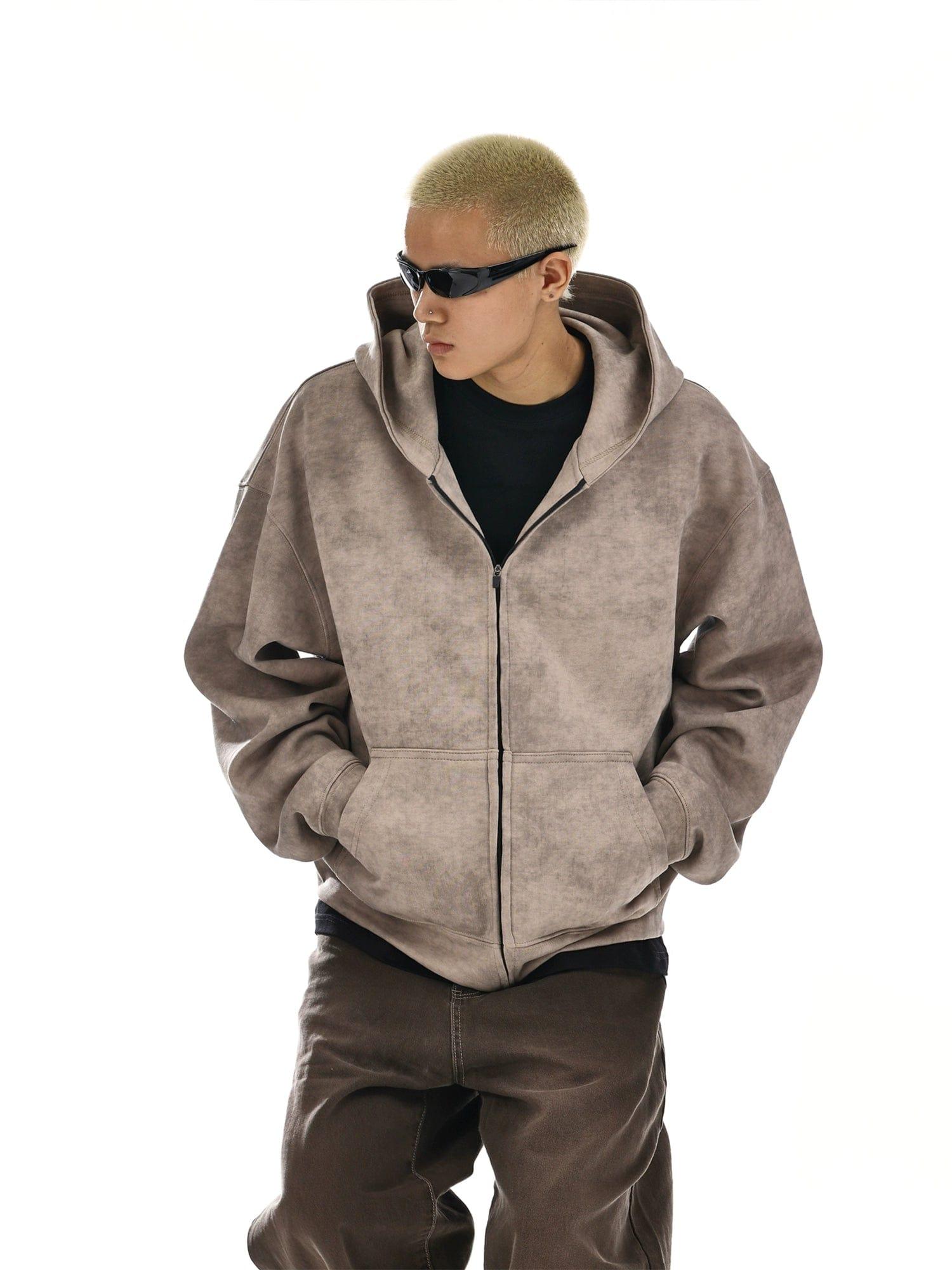 RT No. 12058 DESERT CAMO ZIP-UP HOODIE Product Image