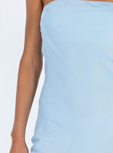 Jasmyn Mini Dress Blue Product Image