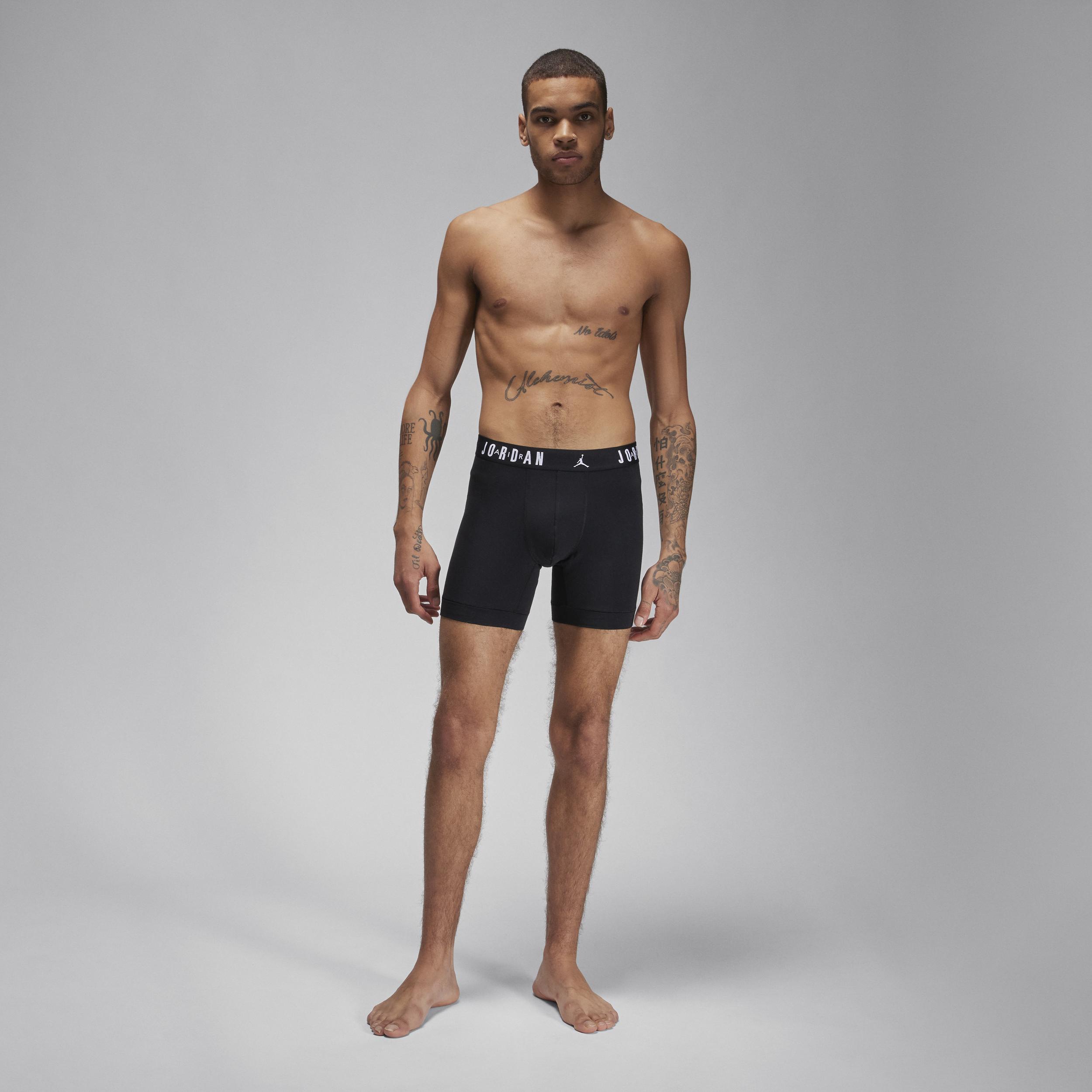 Mens Jordan Flight Cotton Core Boxer Briefs (3-Pack) | JM0622-H24 Product Image
