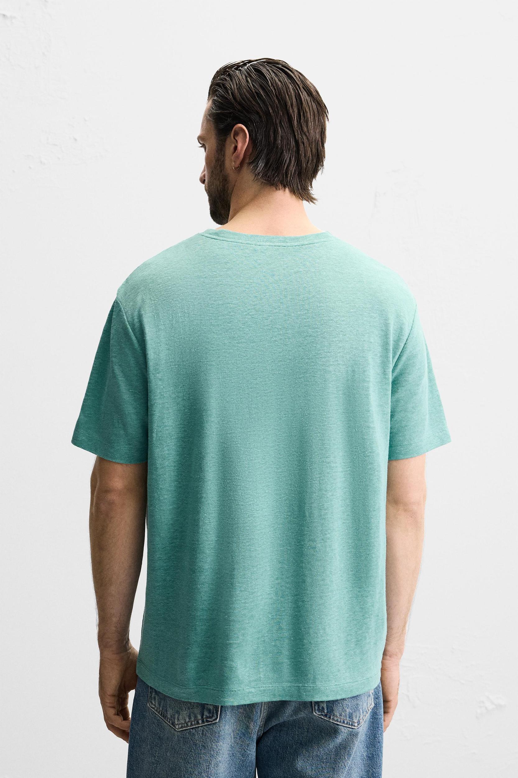 LINEN BLEND T-SHIRT Product Image