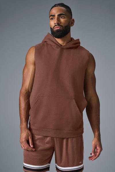 Renown Sleeveless Hoodie - Chestnut Product Image