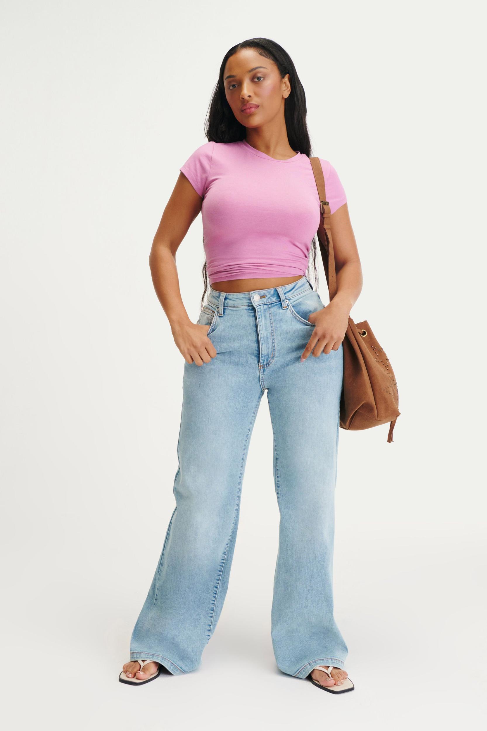 Curvy Stretch Wide Jean Product Image